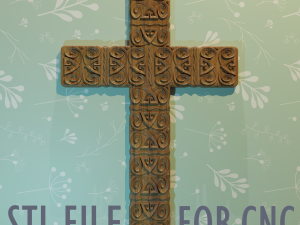 WALL CROSS 11 - 3D MODEL STL- FILES FOR CNC AND 3D PRINTER DOWNLOAD 3D Baskı Modeli