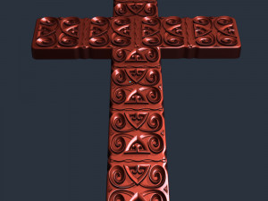 WALL CROSS 11 - 3D MODEL STL- FILES FOR CNC AND 3D PRINTER DOWNLOAD 3D Baskı Modeli