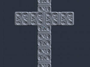 WALL CROSS 11 - 3D MODEL STL- FILES FOR CNC AND 3D PRINTER DOWNLOAD 3D Baskı Modeli
