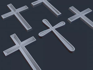 WALL CROSS 5 - 3D MODEL STL- FILES FOR CNC AND 3D PRINTER DOWNLOAD 3D Print Model
