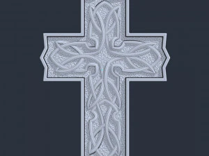WALL CROSS 13 - 3D MODEL STL- FILES FOR CNC AND 3D PRINTER DOWNLOAD 3D Print Model