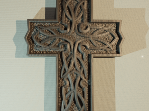WALL CROSS 13 - 3D MODEL STL- FILES FOR CNC AND 3D PRINTER DOWNLOAD 3D Print Model