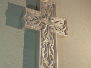 WALL CROSS 13 - 3D MODEL STL- FILES FOR CNC AND 3D PRINTER DOWNLOAD 3D Print Model