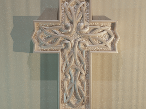 WALL CROSS 13 - 3D MODEL STL- FILES FOR CNC AND 3D PRINTER DOWNLOAD 3D Print Model