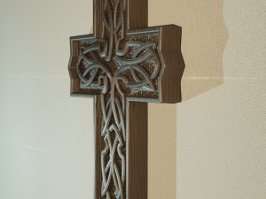 WALL CROSS 13 - 3D MODEL STL- FILES FOR CNC AND 3D PRINTER DOWNLOAD 3D Print Model