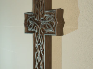 WALL CROSS 13 - 3D MODEL STL- FILES FOR CNC AND 3D PRINTER DOWNLOAD 3D Print Model