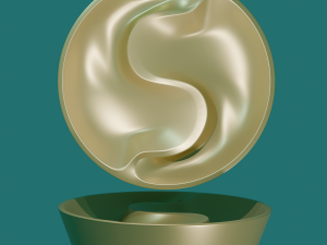 SERVING TRAY-9 - 3D MODEL STL- FILES FOR CNC AND 3D PRINTER DOWNLOAD 3D Print Model