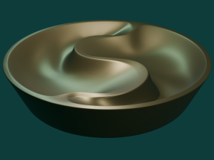 SERVING TRAY-9 - 3D MODEL STL- FILES FOR CNC AND 3D PRINTER DOWNLOAD 3D Print Model