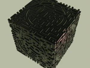 3D MODEL STL FILE CUBE LABIRINT 2 3D Print Model