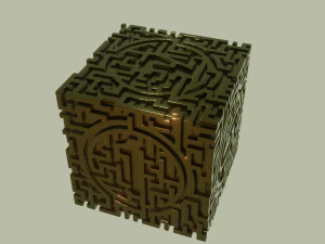 3D MODEL STL FILE CUBE LABIRINT 2 3D Print Model