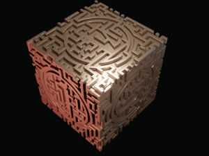 3D MODEL STL FILE CUBE LABIRINT 2 3D Print Model