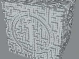 3D MODEL STL FILE CUBE LABIRINT 2 3D Print Model