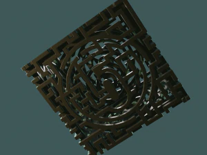 3D MODEL STL FILE CUBE LABIRINT 3D Print Model