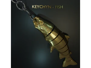 KEYCHAIN FISH 3D Print Model
