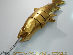 KEYCHAIN FISH 3D प्रिंट मॉडल
