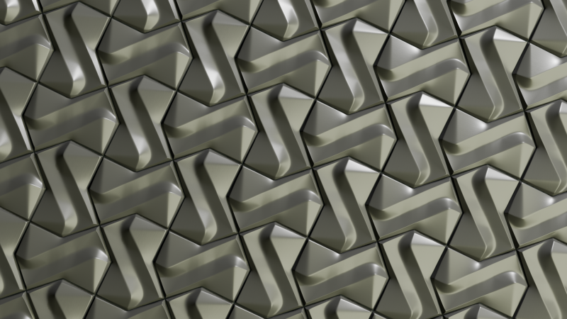 Modular Geometric Wall Panel Decorative 3D Tile 3D 打印模型 .c4d .max .obj .3ds .fbx .stl .blend 