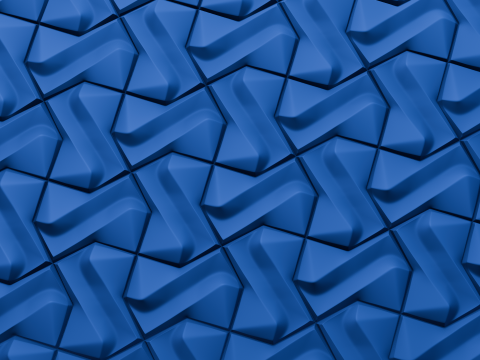 Modular Geometric Wall Panel Decorative 3D Tile 3D 打印模型