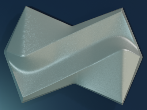 Modular Geometric Wall Panel Decorative 3D Tile 3D 打印模型