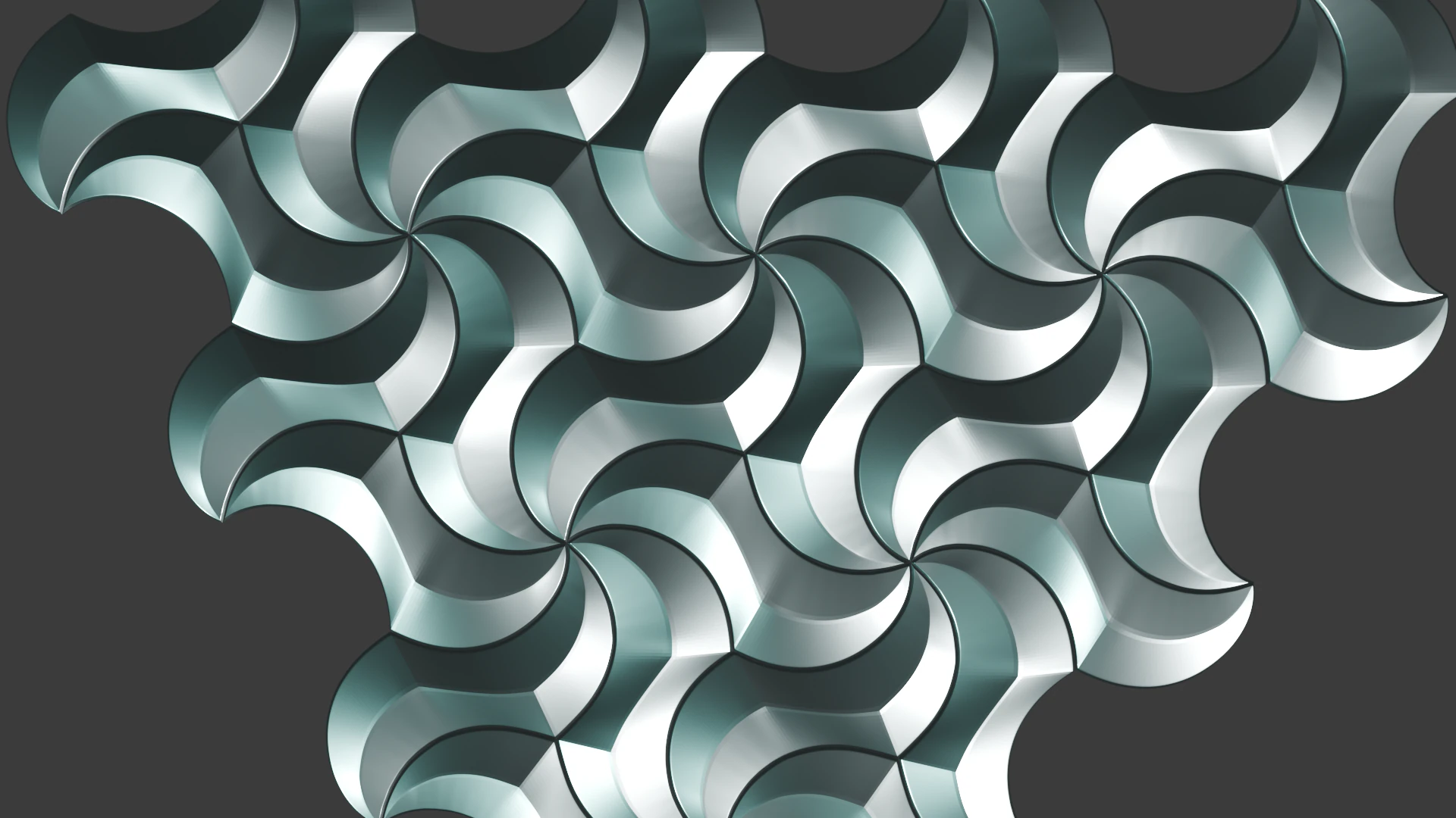 Modular Geometric Wall Panel 25 Decorative 3D Tile 3D Print Model .c4d .max .obj .3ds .fbx .stl .blend