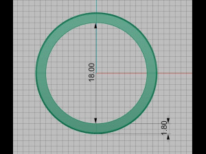 Branding Ring 3D print model 3D printmodel