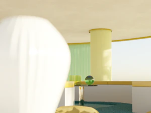 Sala arquitectonica 3D Model