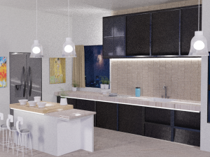 Cosinas modernas 3D Model