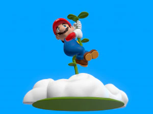 Super Mario - 3D print 3D Model