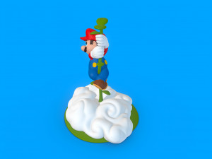 Super Mario - 3D print 3D 모델