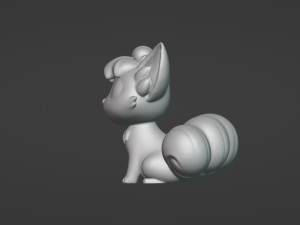 Vulpix - 3D print 3D Model