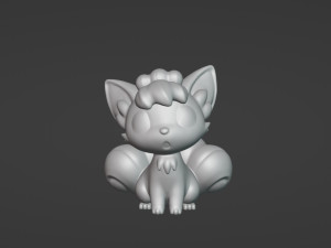Vulpix - 3D print 3D Model