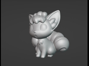 Vulpix - 3D print 3D Model