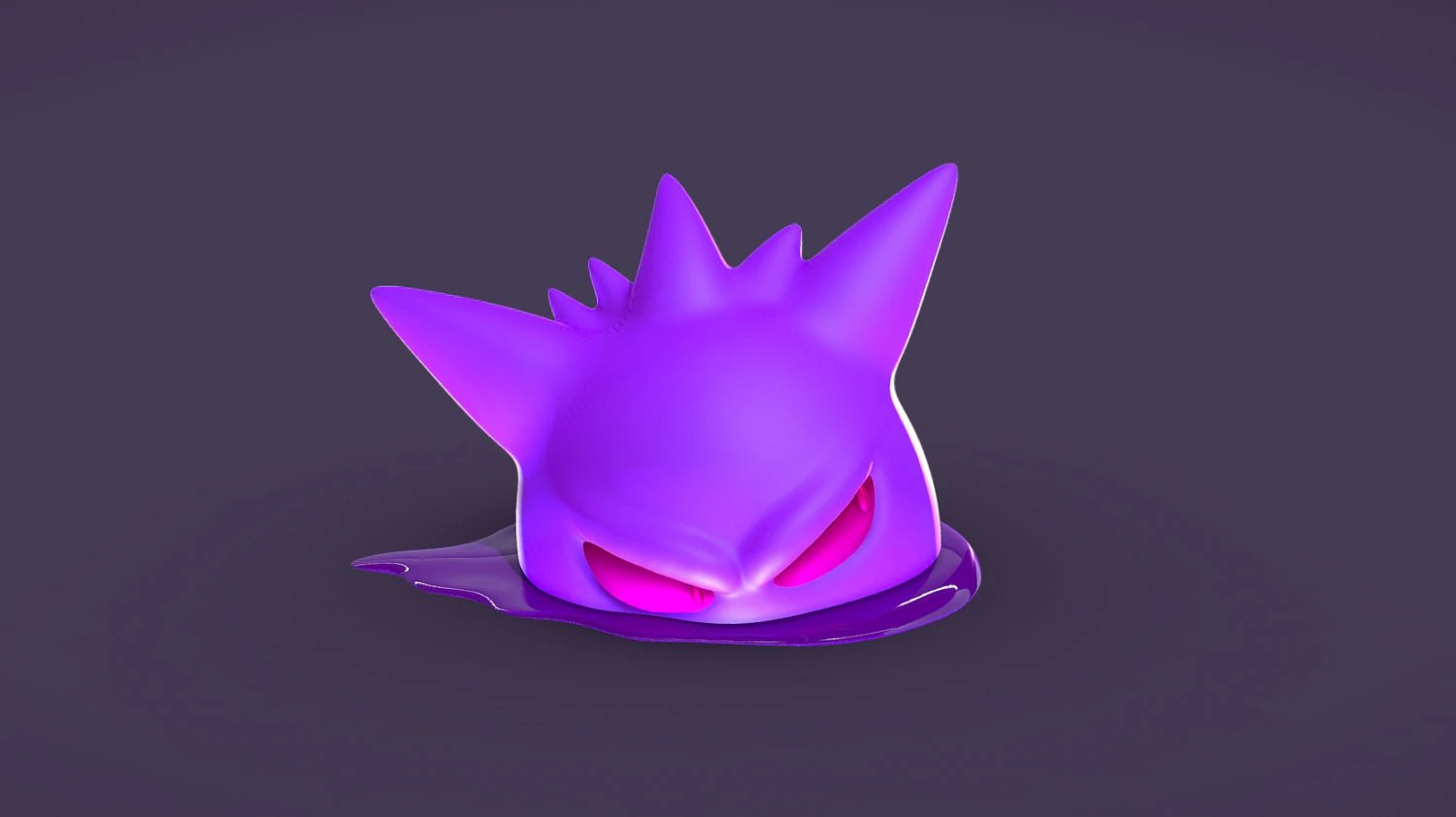 Gengar the spy - 3D print 3D Print Model .c4d .max .obj .3ds .fbx .stl .blend