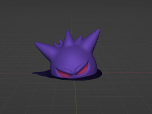Gengar the spy - 3D print 3D प्रिंट मॉडल