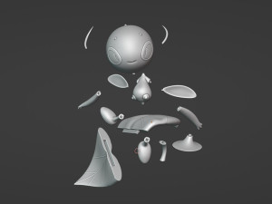 Celebi - 3D print 3D Принт Модель