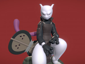 Mewtwo Madara - 3d print - Naruto Collection 3D Принт Модель