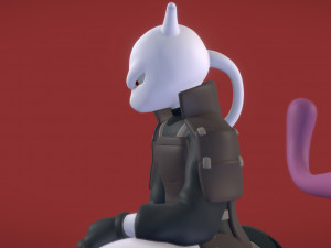Mewtwo Madara - 3d print - Naruto Collection 3D Принт Модель
