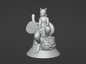 Mewtwo Madara - 3d print - Naruto Collection 3D Принт Модель