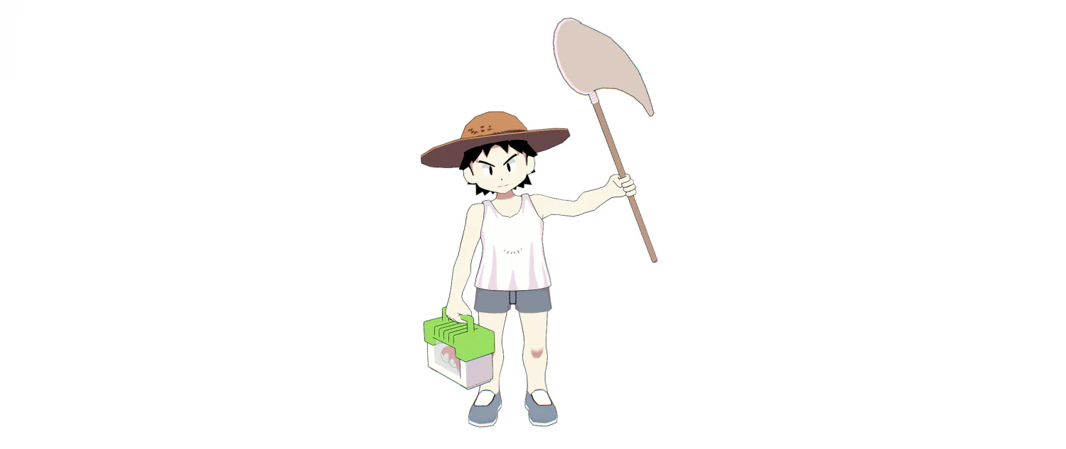 Npc - Pokemon 3D Model .c4d .max .obj .3ds .fbx .stl .blend 