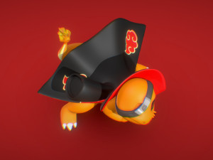 Charmander - Akatsuki Collection - 3D PRINT 3D Print Model