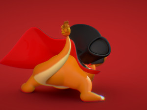 Charmander - Akatsuki Collection - 3D PRINT 3D Print Model