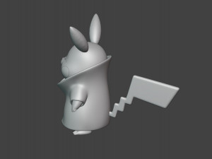 Pikachu - Akatsuki Collection - 3D PRINT 3Dプリントモデル