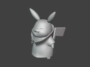 Pikachu - Akatsuki Collection - 3D PRINT 3Dプリントモデル