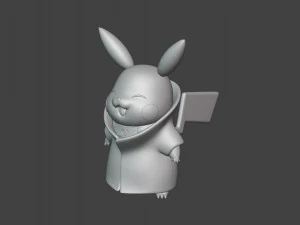 Pikachu - Akatsuki Collection - 3D PRINT 3D Print Model