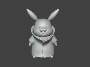 Pikachu - Akatsuki Collection - 3D PRINT 3Dプリントモデル