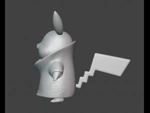 Pikachu - Akatsuki Collection - 3D PRINT 3D Print Model