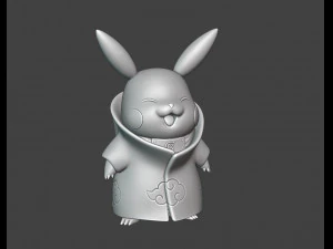 Pikachu - Akatsuki Collection - 3D PRINT 3D Print Model