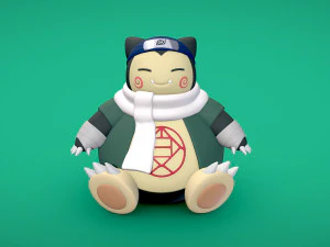 Snorlax Chouji - 3d print - Naruto Collection 3D Print Model