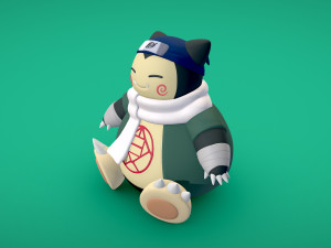 Snorlax Chouji - 3d print - Naruto Collection 3D Print Model