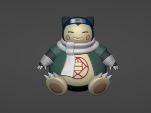 Snorlax Chouji - 3d print - Naruto Collection 3D Print Model