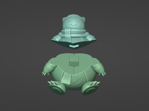 Snorlax Chouji - 3d print - Naruto Collection 3D Print Model